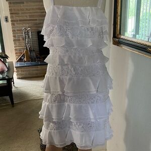 Lilly Pulitzer Olive Ruffle Pre-loved Dress Size 6